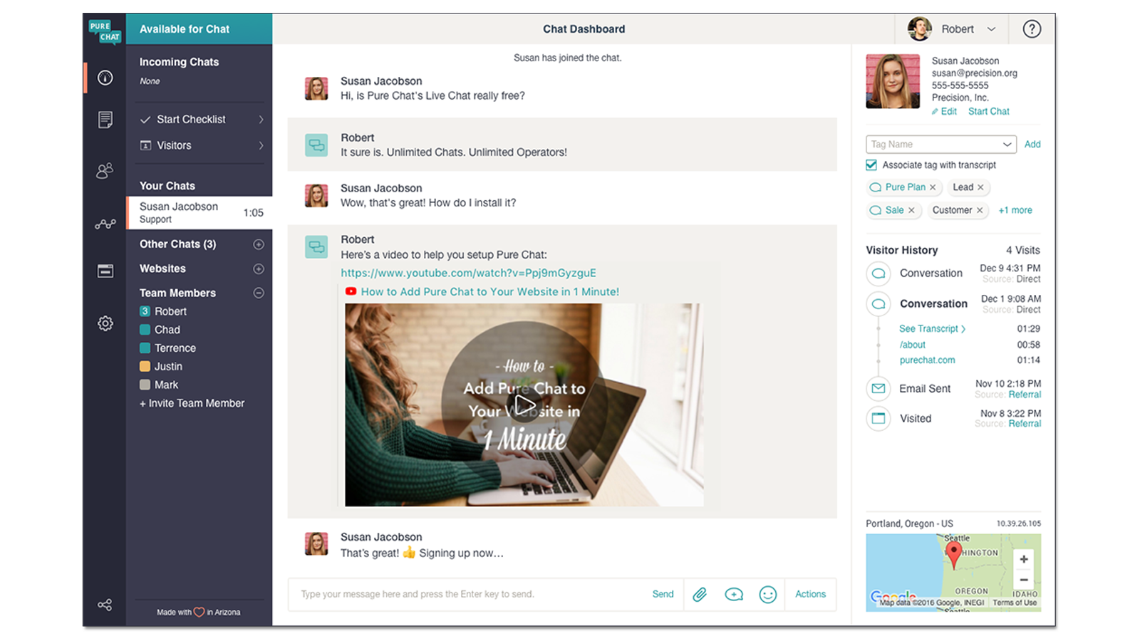 purechat app for mac