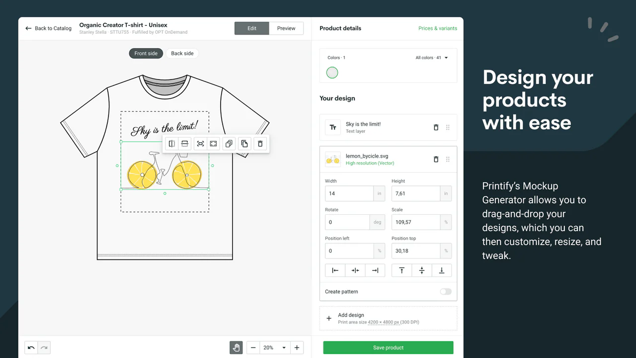 Design Custom Clothing for Free in Minutes - Printify