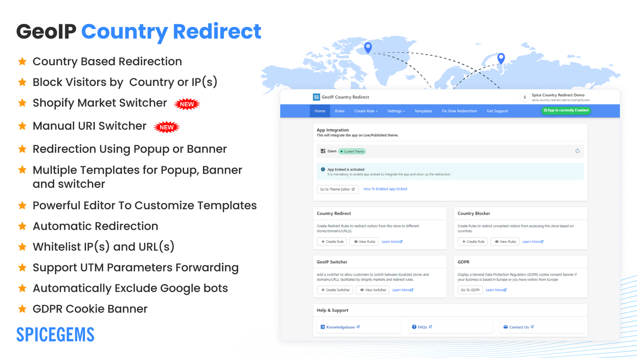 Erstellen Sie Umleitungsregeln - Shopify