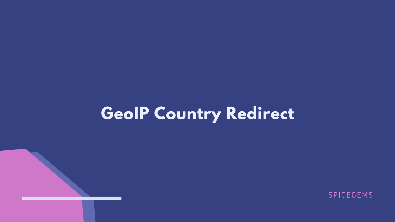 GeoIP Country Redirect Screenshot