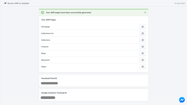Borzoii génère automatiquement des pages AMP pour votre boutique