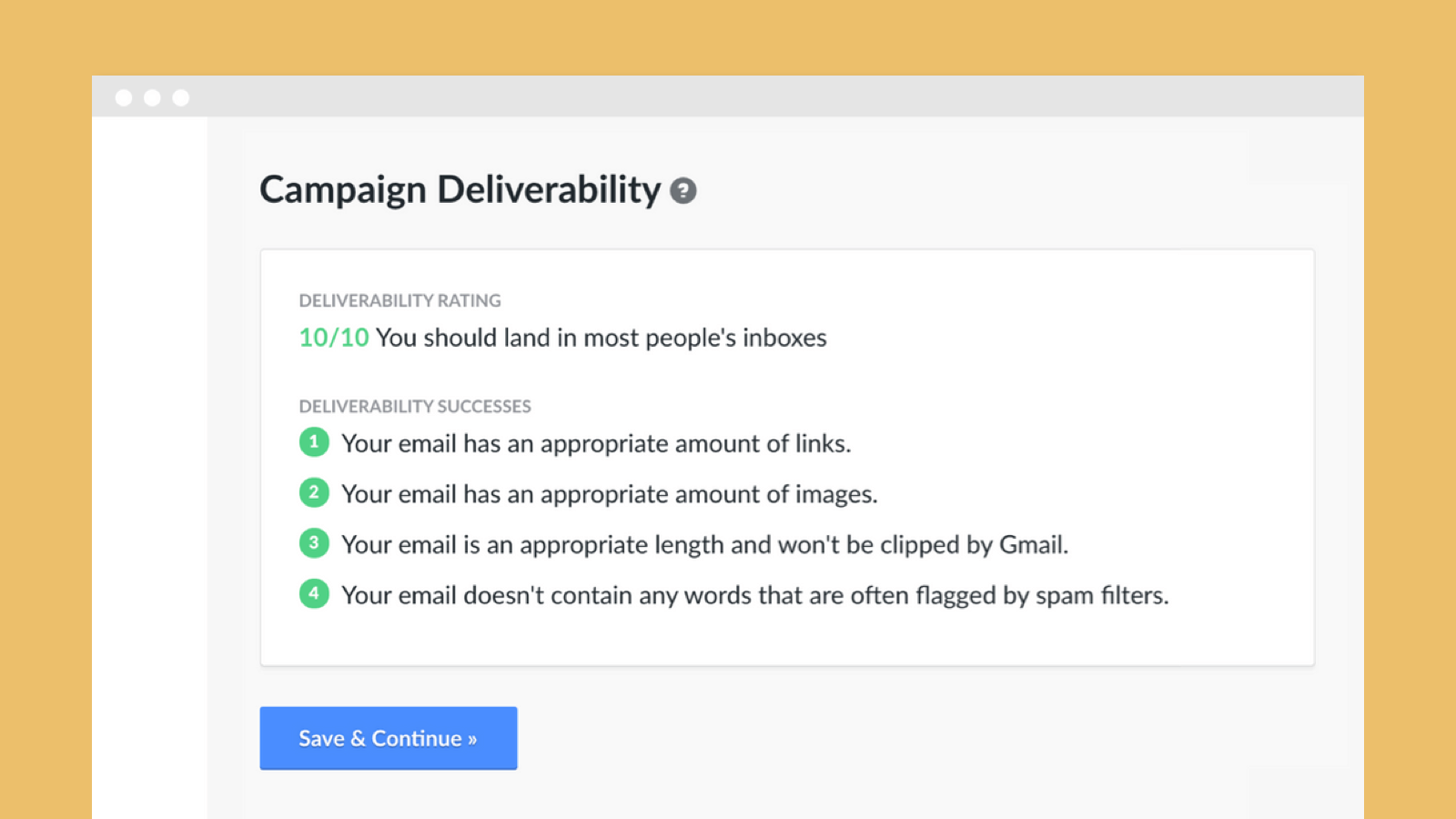 Hive.co: Email Marketing Screenshot