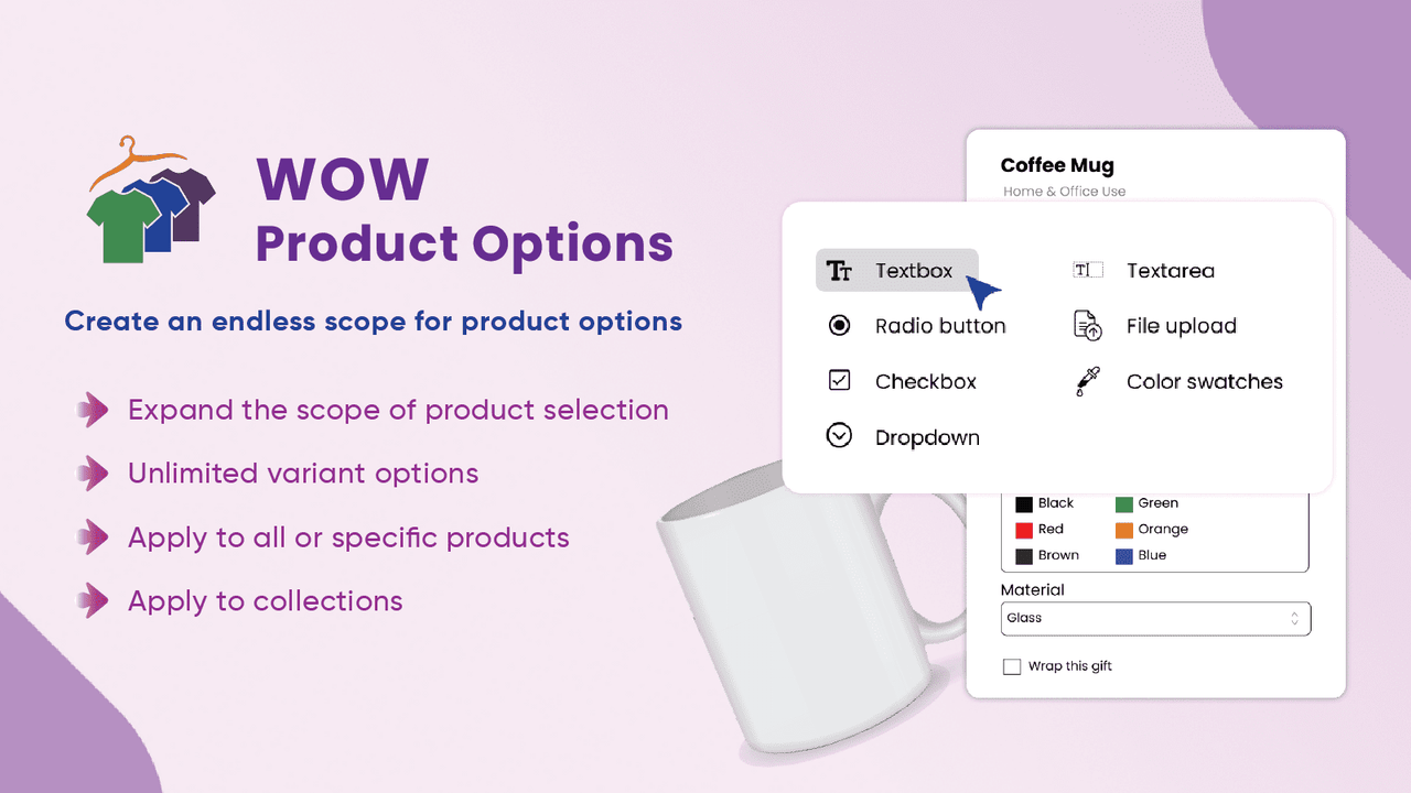 WOW Product Options Shopify App