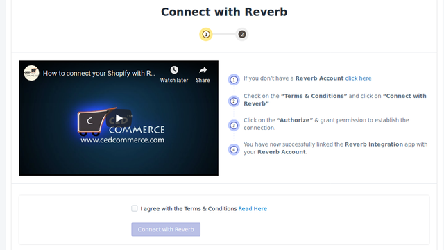 Verbind uw winkel met Reverb Marketplace, Shopify Plus