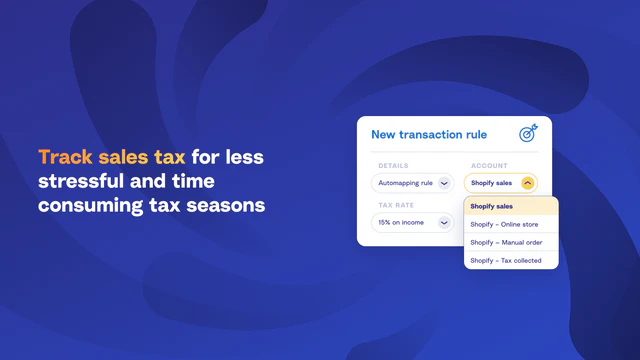 Accurately tracks Shopify sales tax in QuickBooks Online or Xero