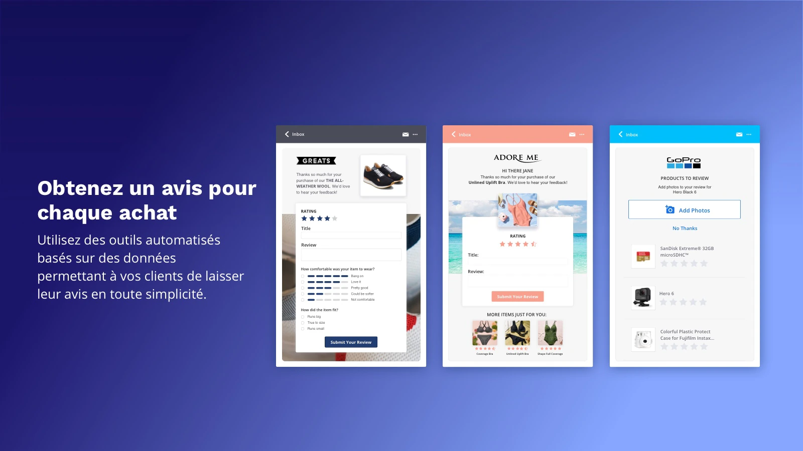 Yotpo Avis par e-mail