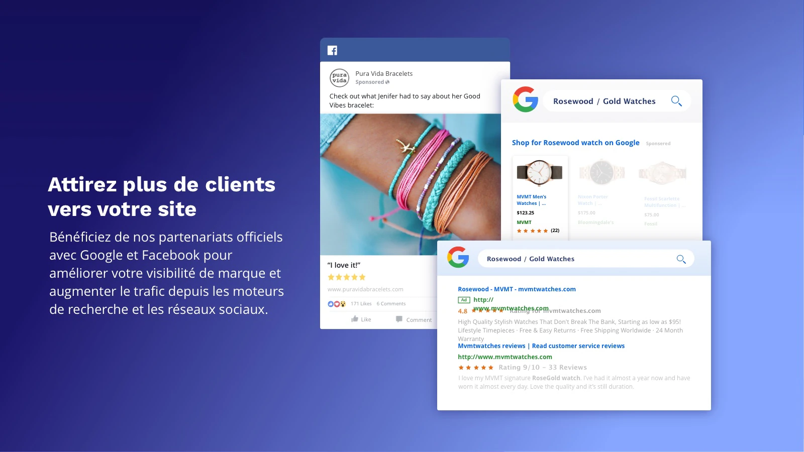 Attirez les clients vers votre site