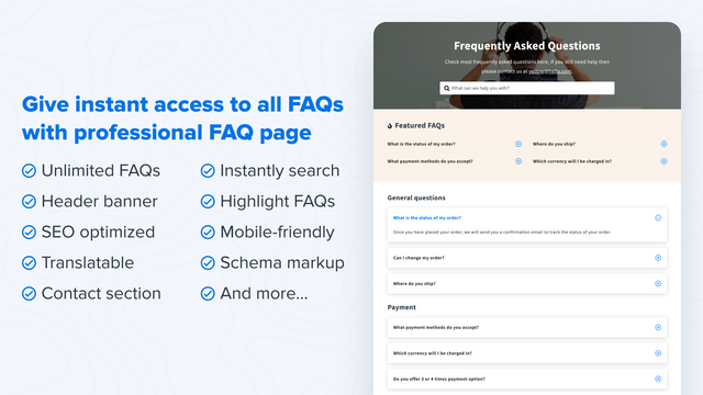 通过FAQ页面立即访问所有FAQ