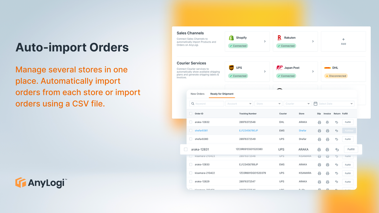 Auto-import Orders