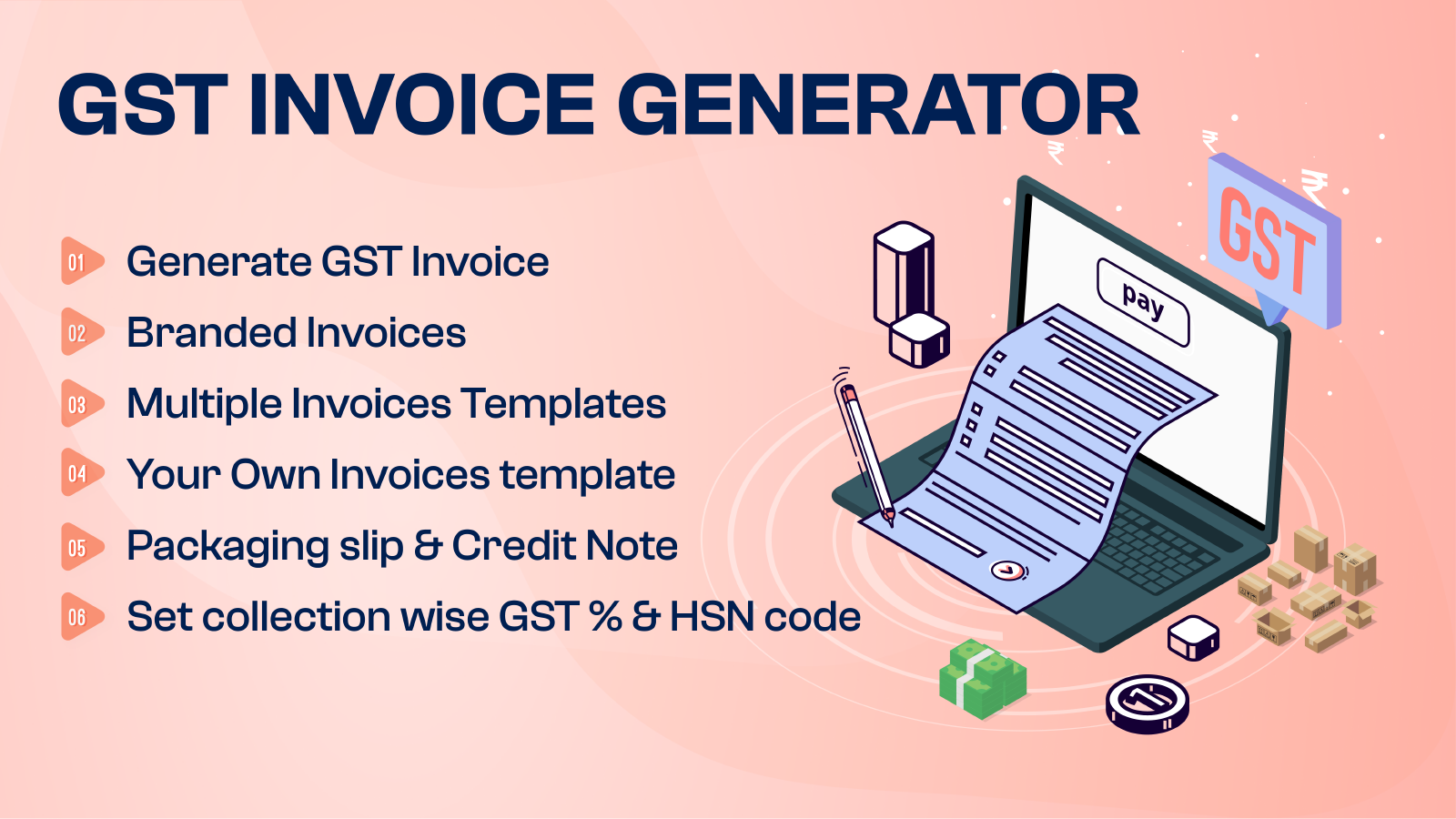 GST factuur India