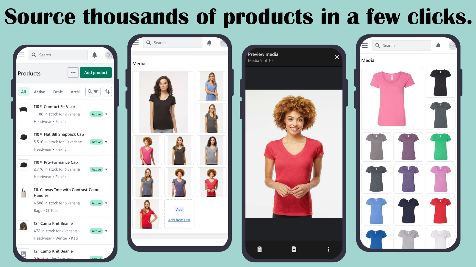 Source thousands of products in a few clicks