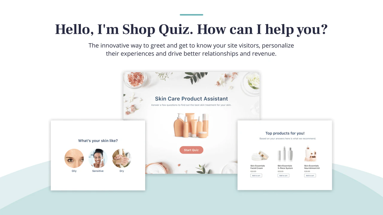 Utilisez Shop Quiz pour recommander les bons produits et collecter des données