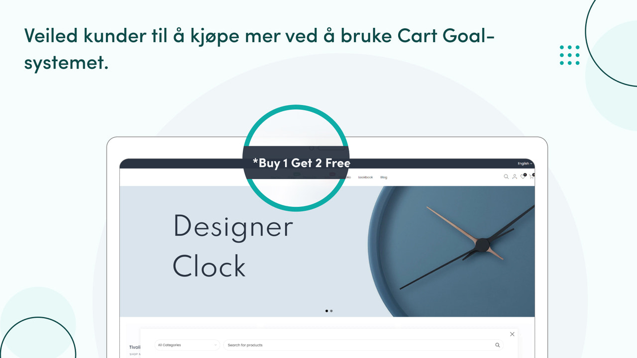 Øk handlekurvverdien med Cart-målsystemet.