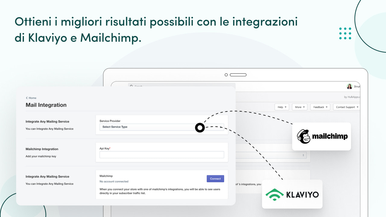 Ottenete di più con l'integrazione di un client e-mail.