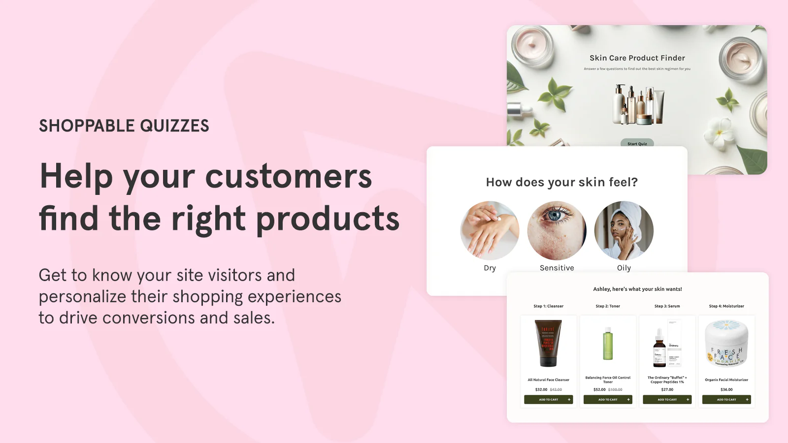 Shop Quiz: Product Recommender - Product recommendation quiz and