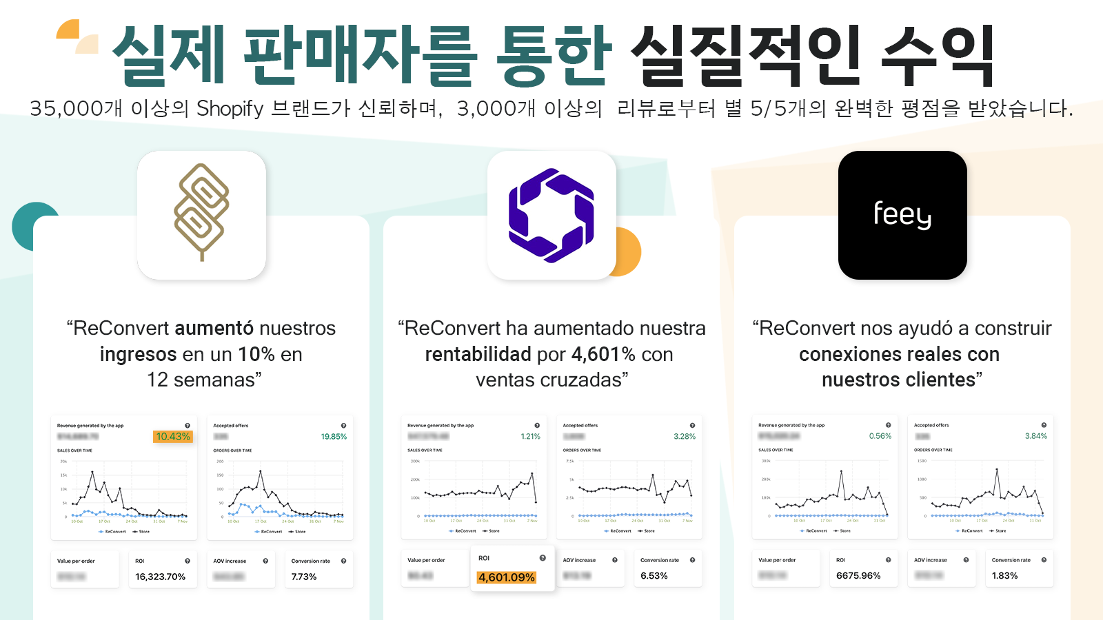 리컨버트 주문 - 변환률과 보존률을 높입니다.