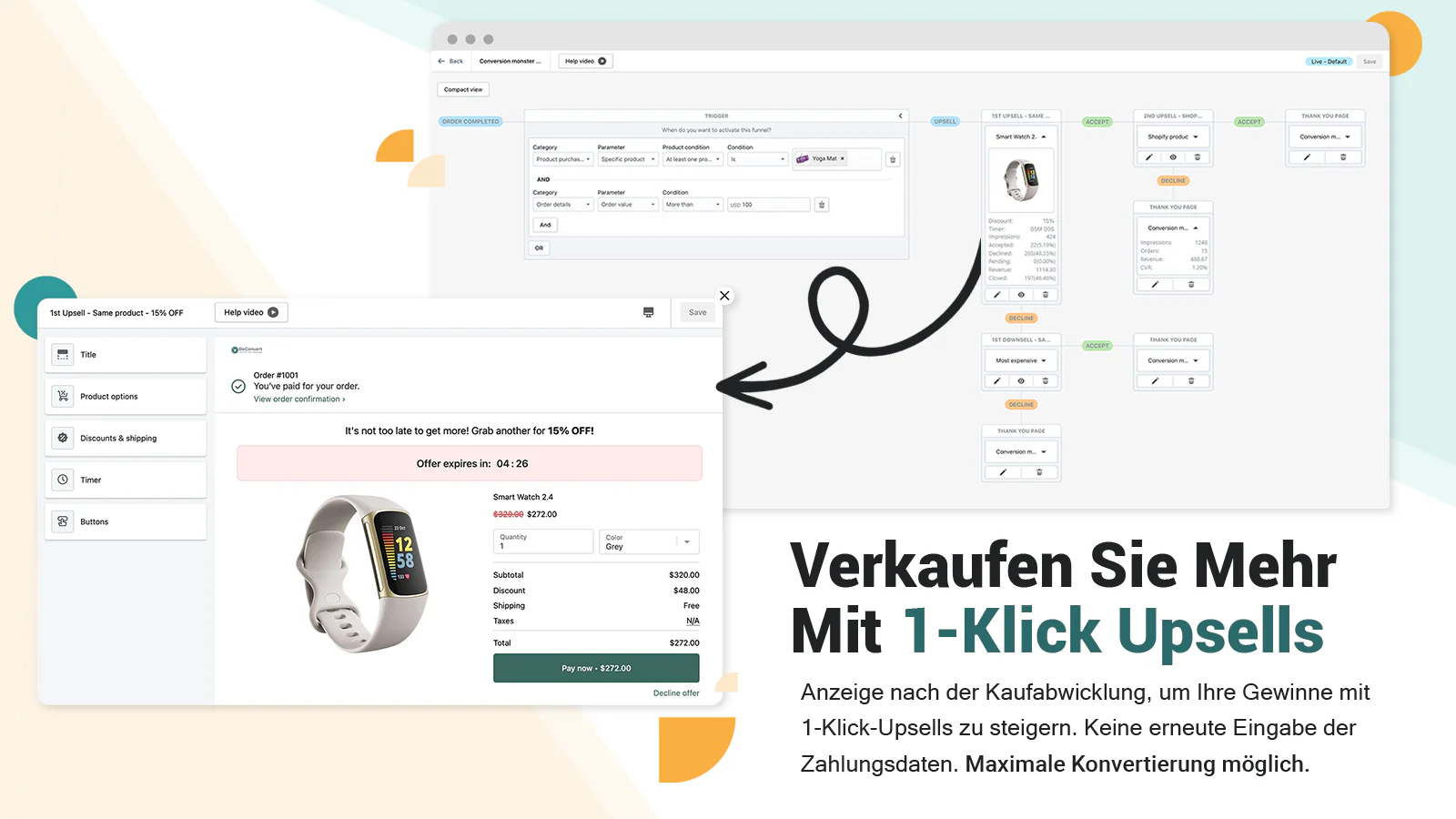 Erstellen Sie ein leistungsstarkes Upsell-Erlebnis nach dem Kauf