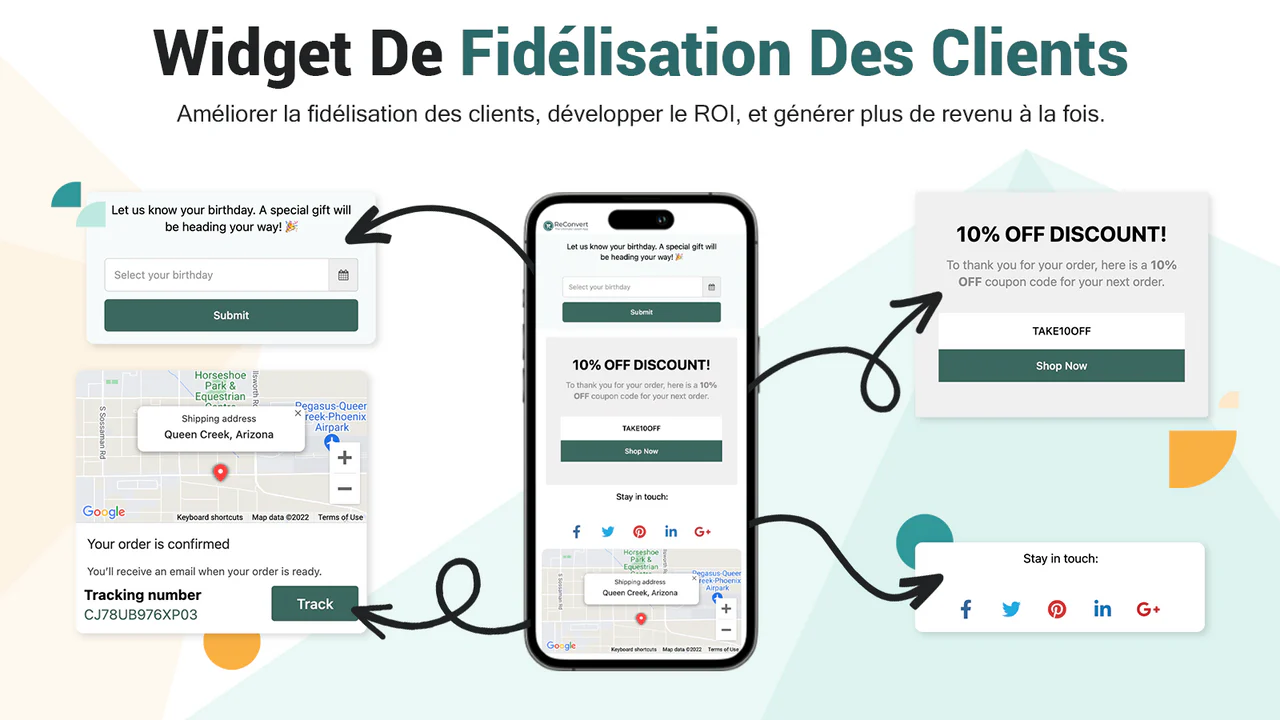 Ajout d’un widget à la page de remerciement pour un suivi facile