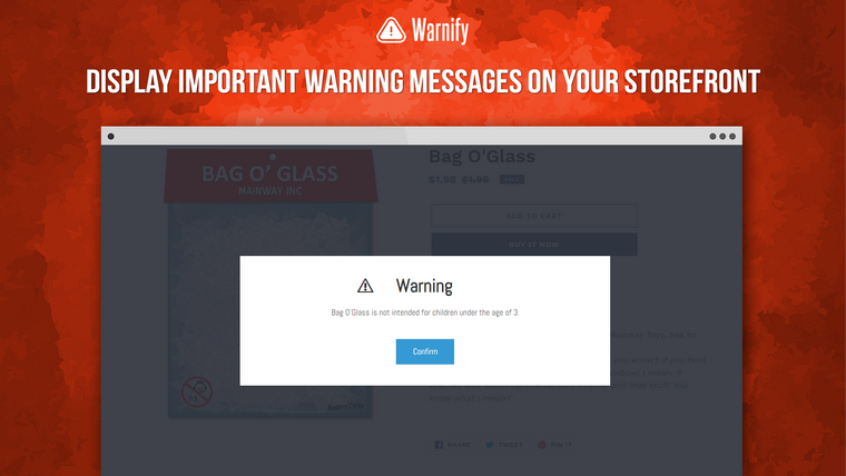 Warnify Screenshot