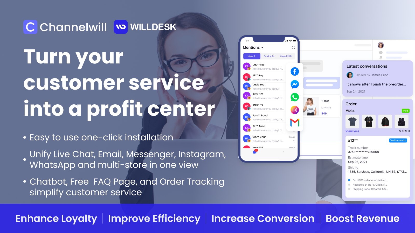 Provide you the best customer support service-willdesk