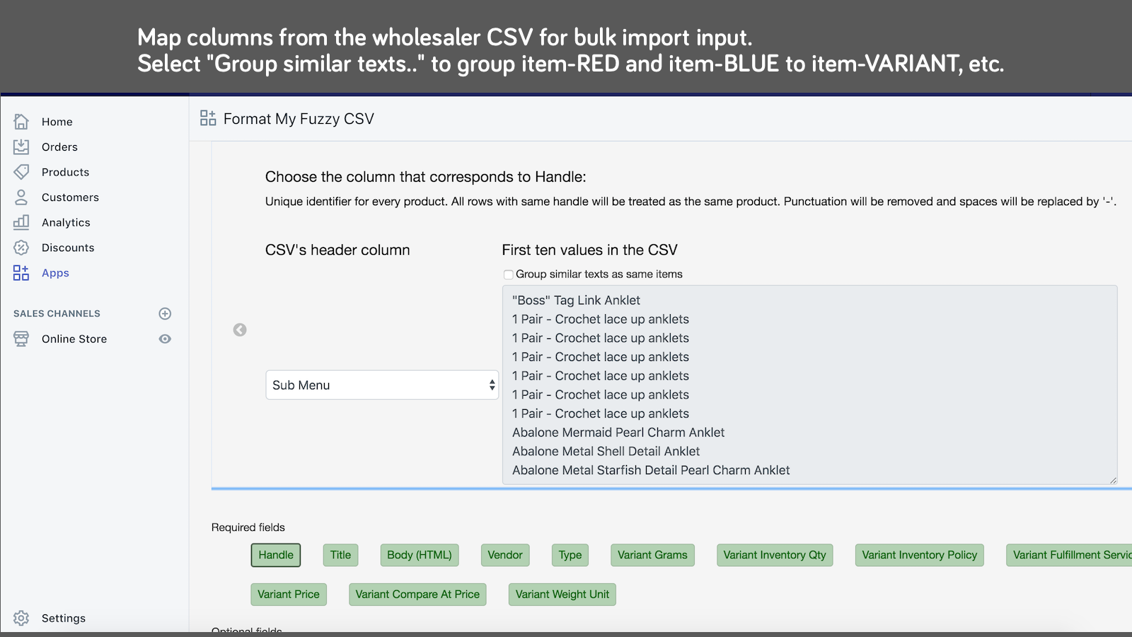 Format My Fuzzy CSV Screenshot