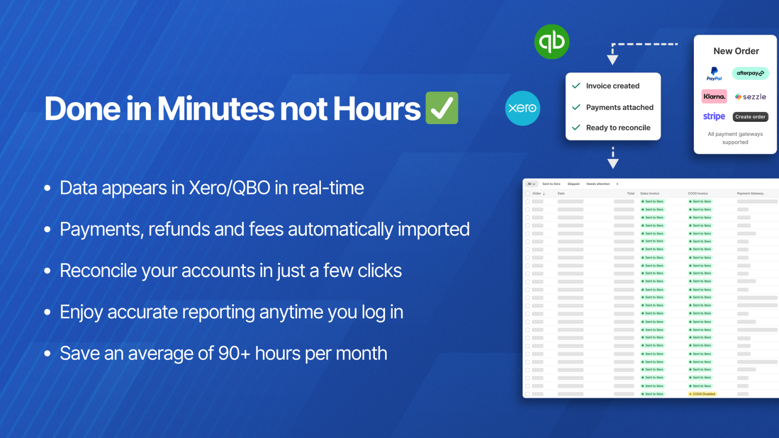 Xero & QuickBooks Smart Sync Screenshot