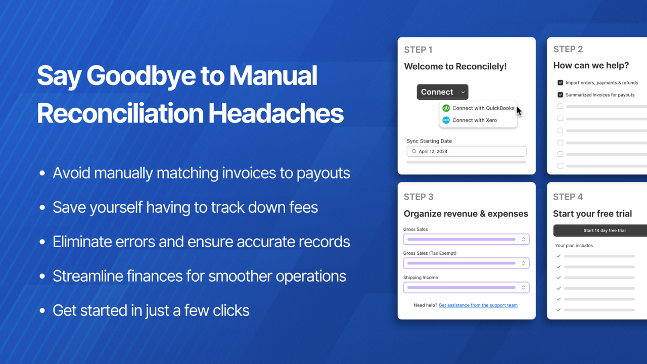 Reconcile All Shopify Orders & Payouts with Xero or QuickBooks