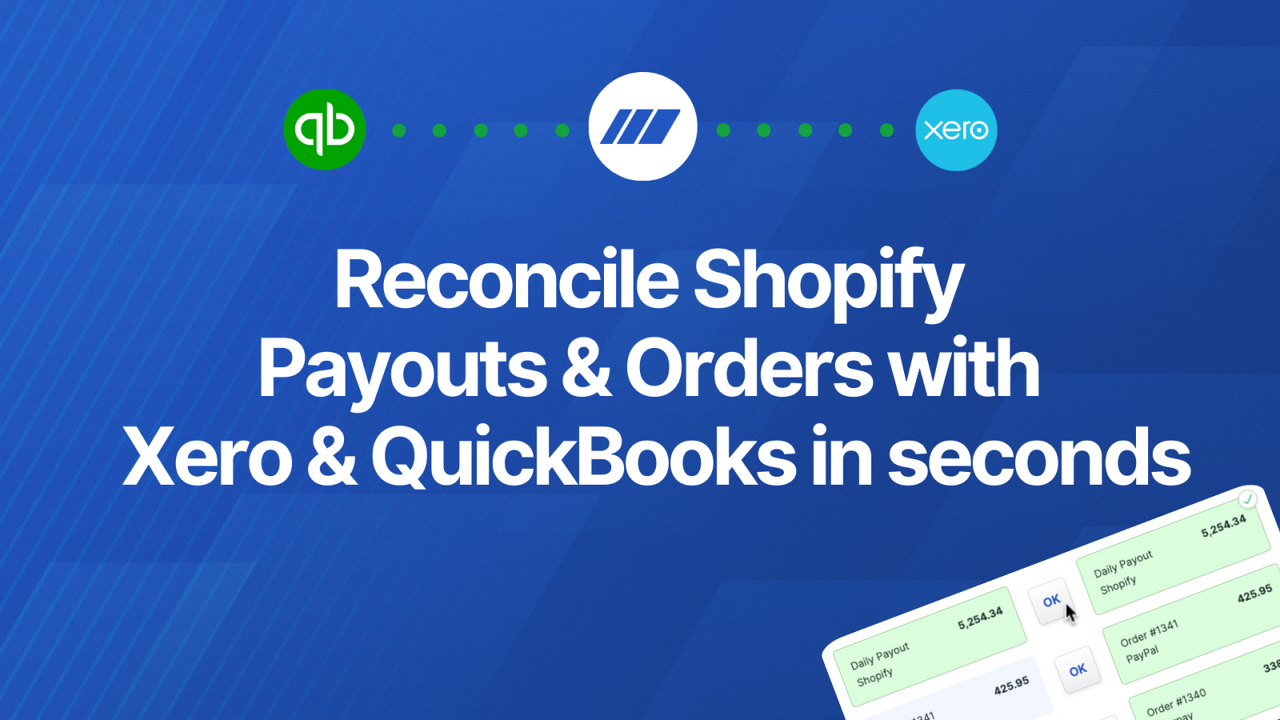 Automated ecommerce accounting software for QuickBooks and Xero 