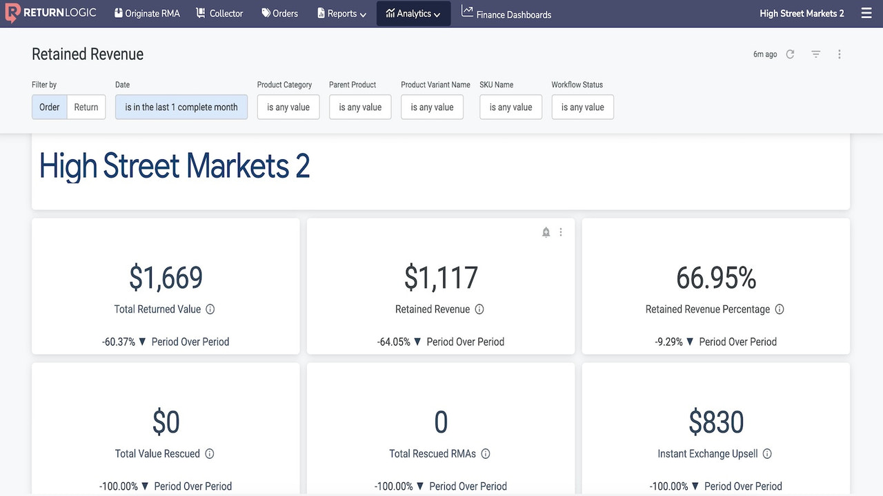 Capture d'écran d'Analytics