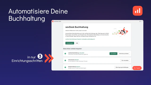sevdesk Integration - einfache Einrichtung 