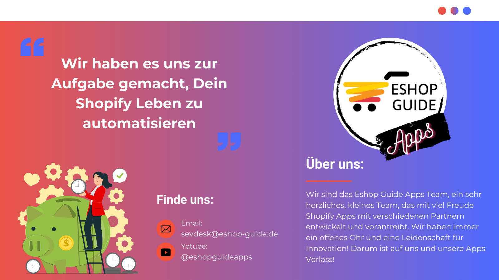 Eshop Guide Apps Team - Automatismen - Integrationen - Shopify