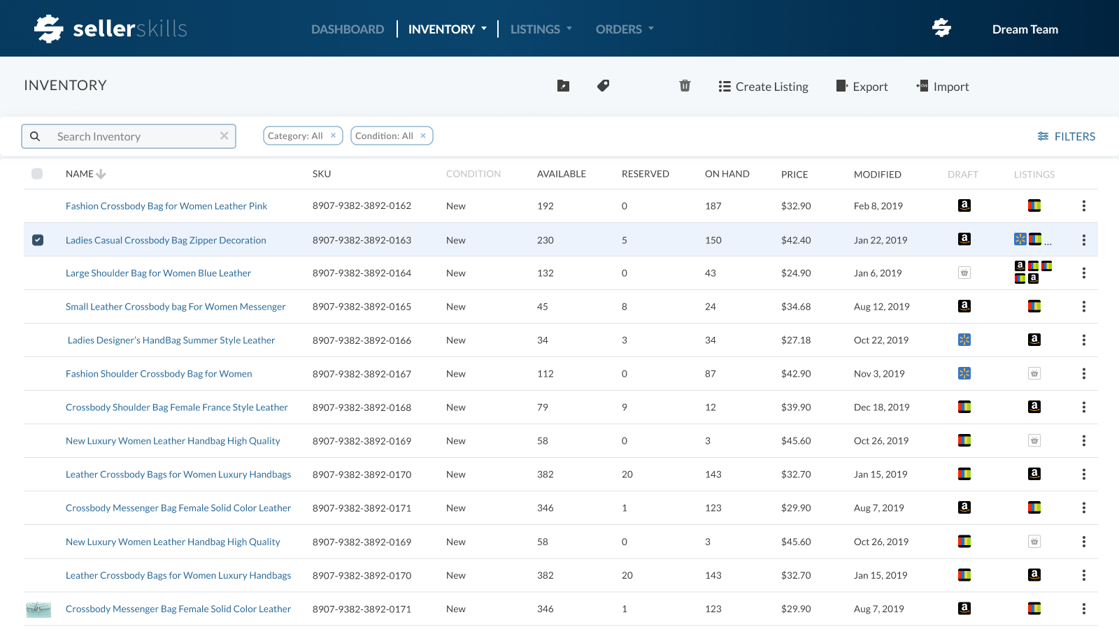 gestion des stocks