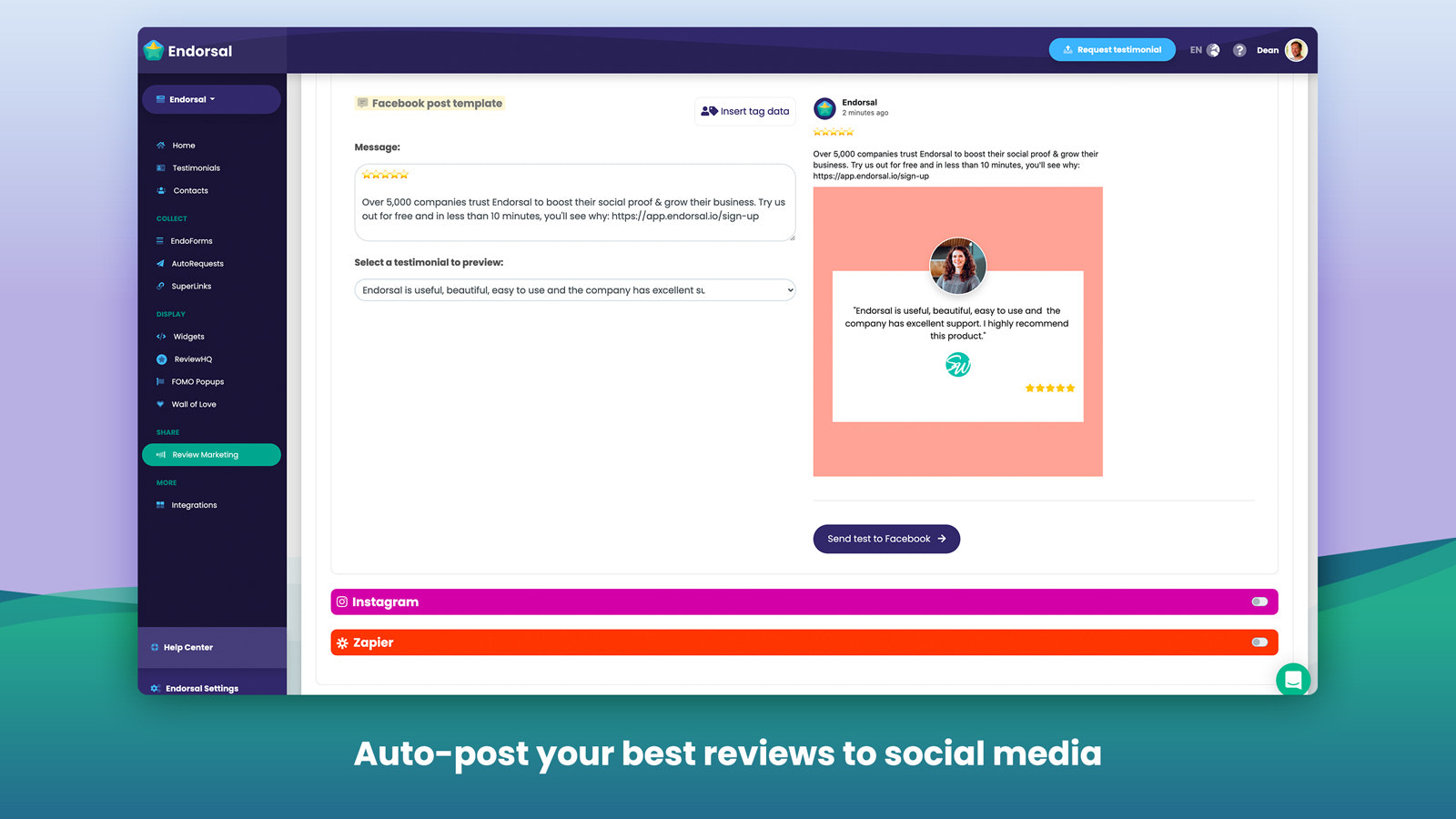 Auto-posta dina bästa recensioner till sociala medier