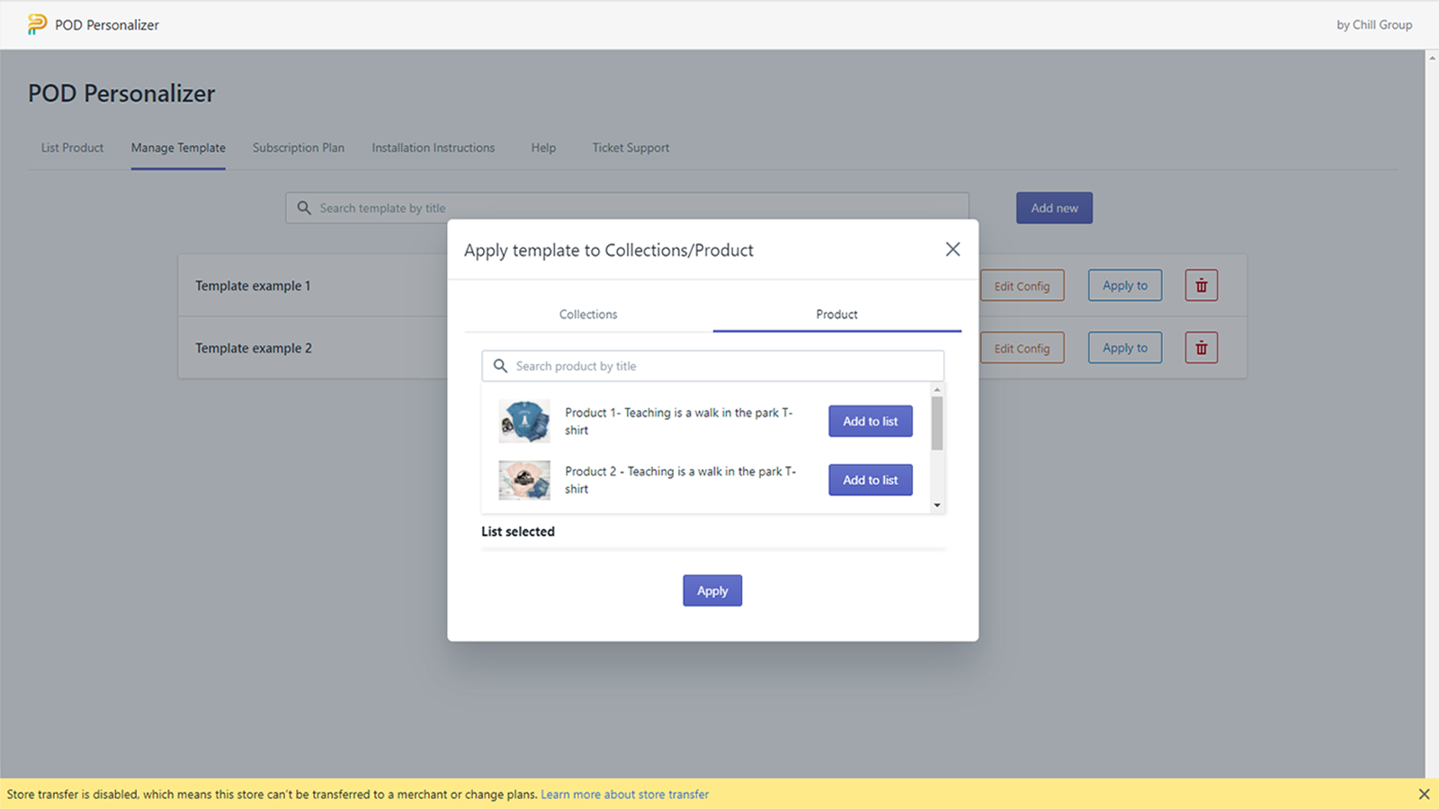 añadir múltiples configuraciones