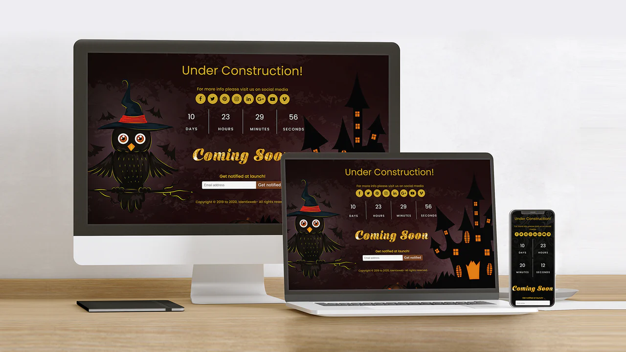 coming soon website ideas