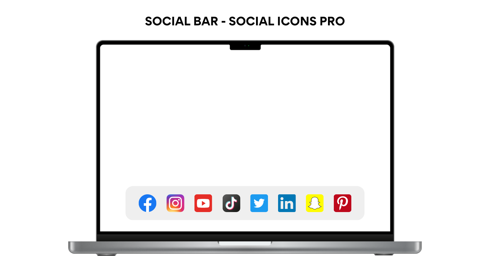 Sociale Medie Ikoner Bar