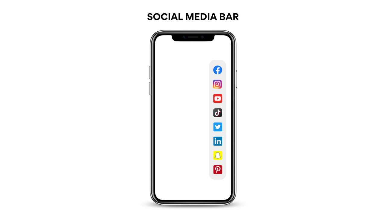 Sociale Medie Ikoner Bar