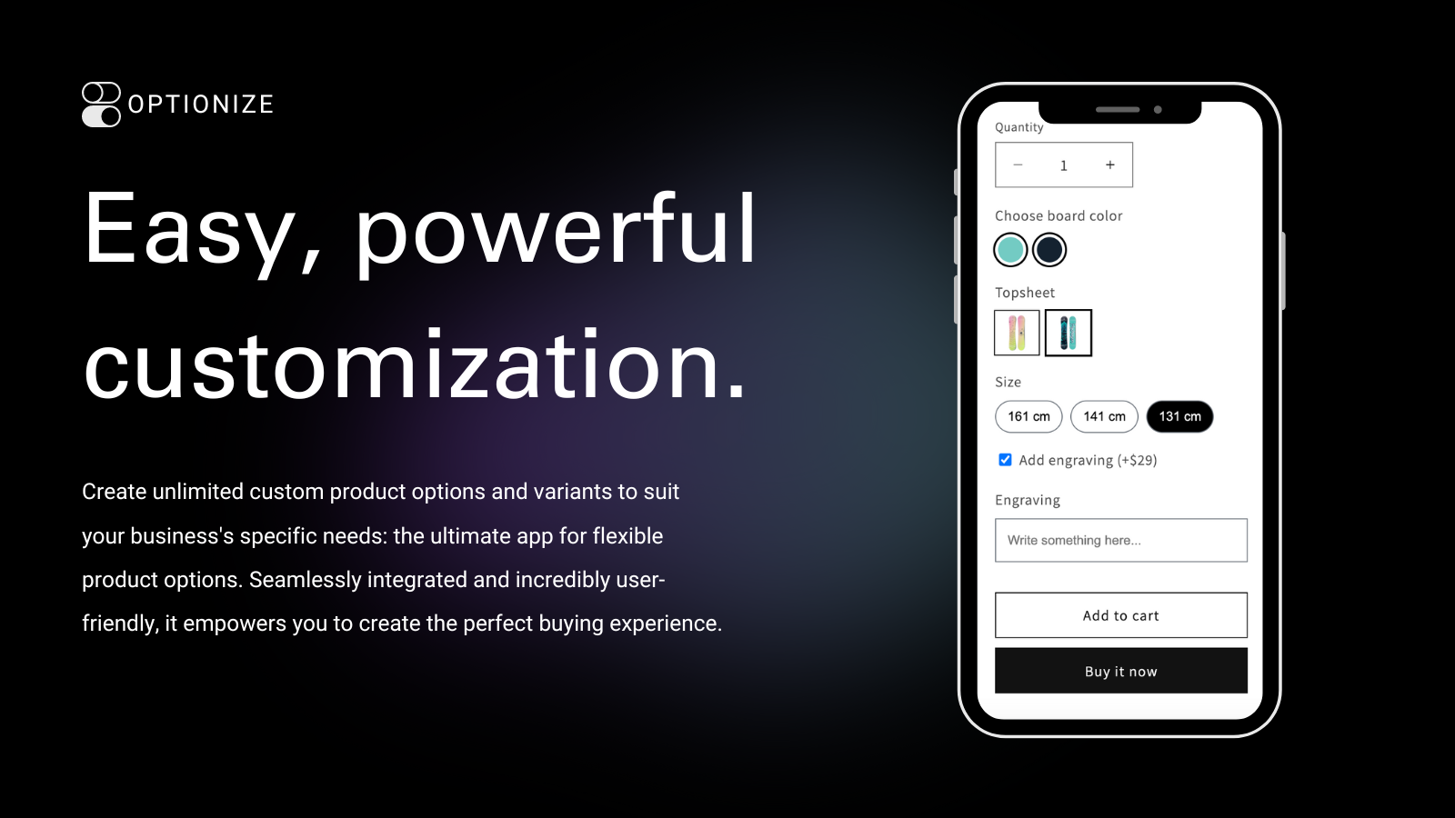 Optionize App