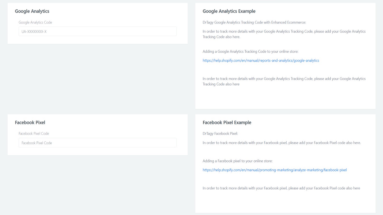 You can track Facebook Pixel & Google Analytics with more detail