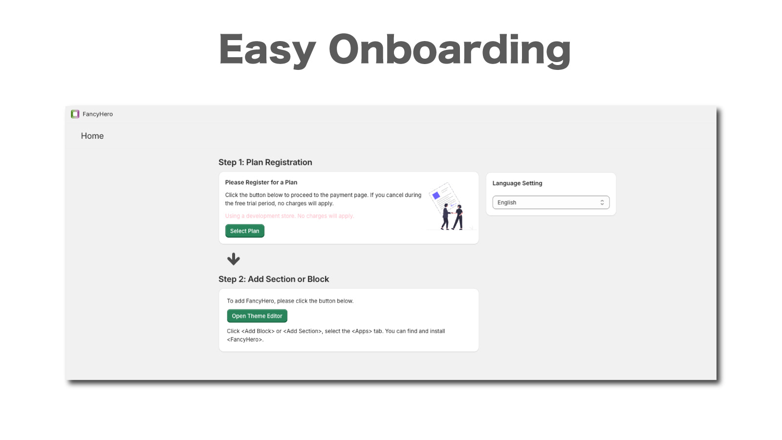 Easy Onboarding