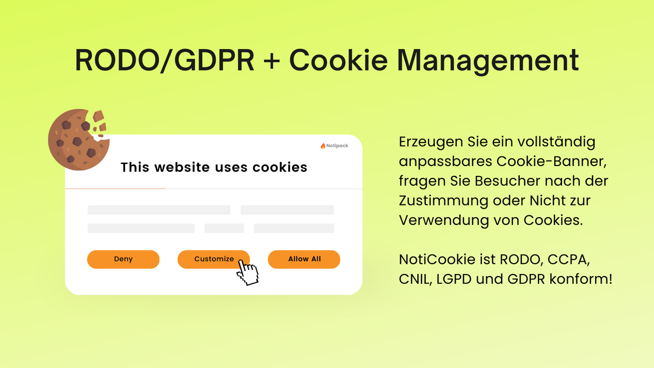 gdpr / rodo / ccpa cookie management consent mode