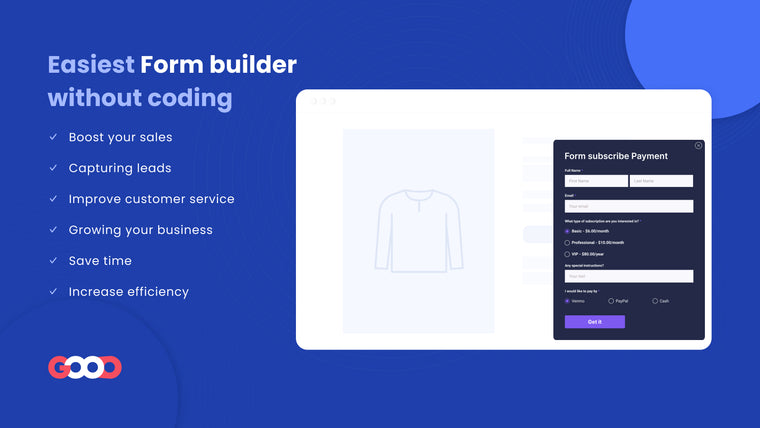 GA: Form Builder Screenshot