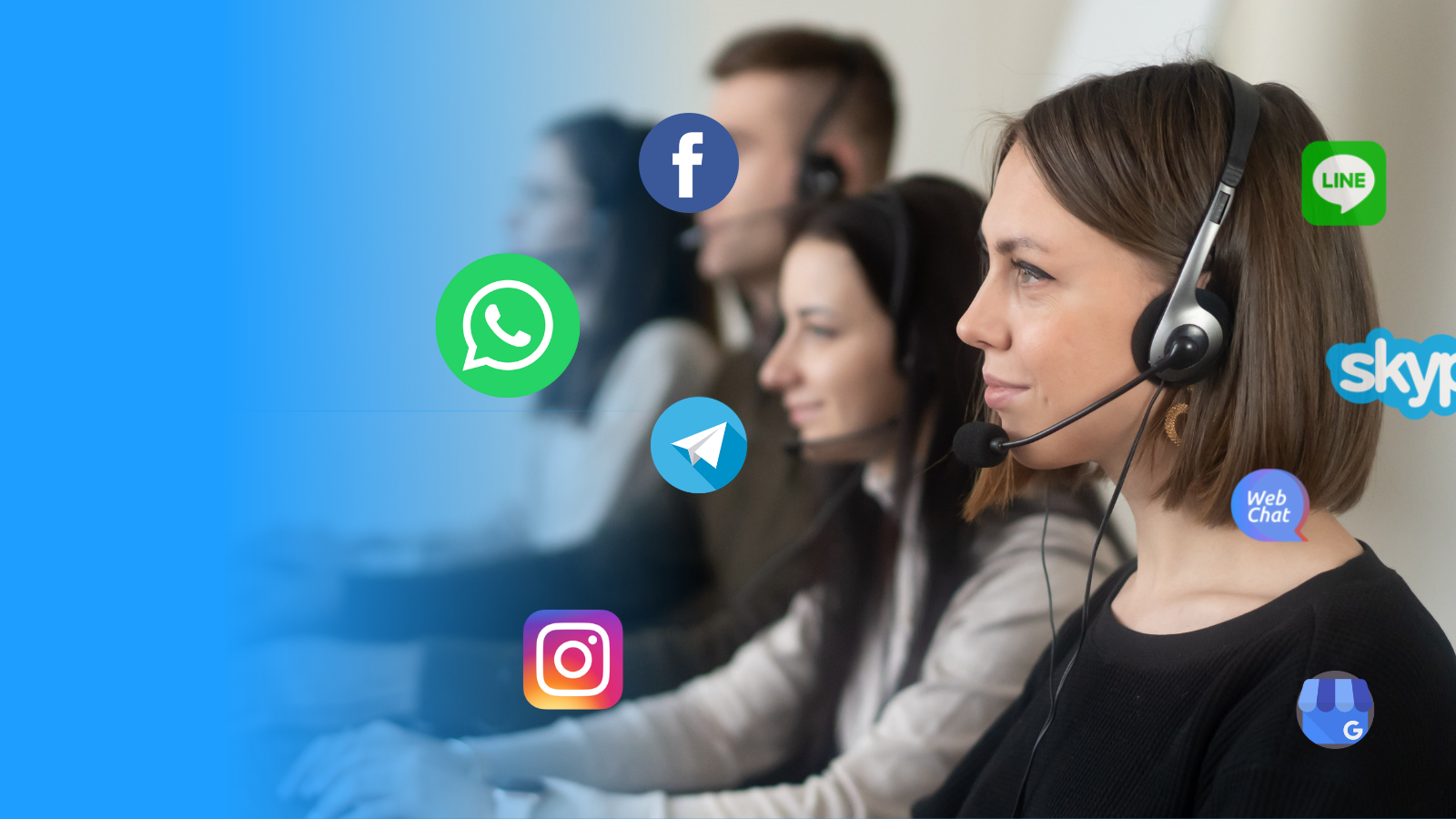 Manage your customer service conversations in one software.