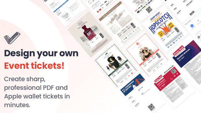 Ontwerp en merk uw eigen PDF- en Apple wallet-tickets