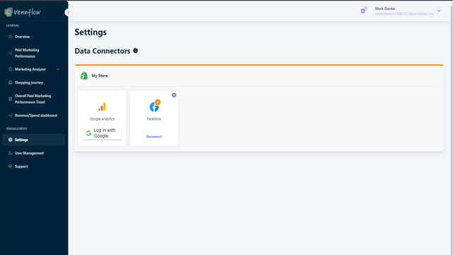 Konfiguration av Data Connector