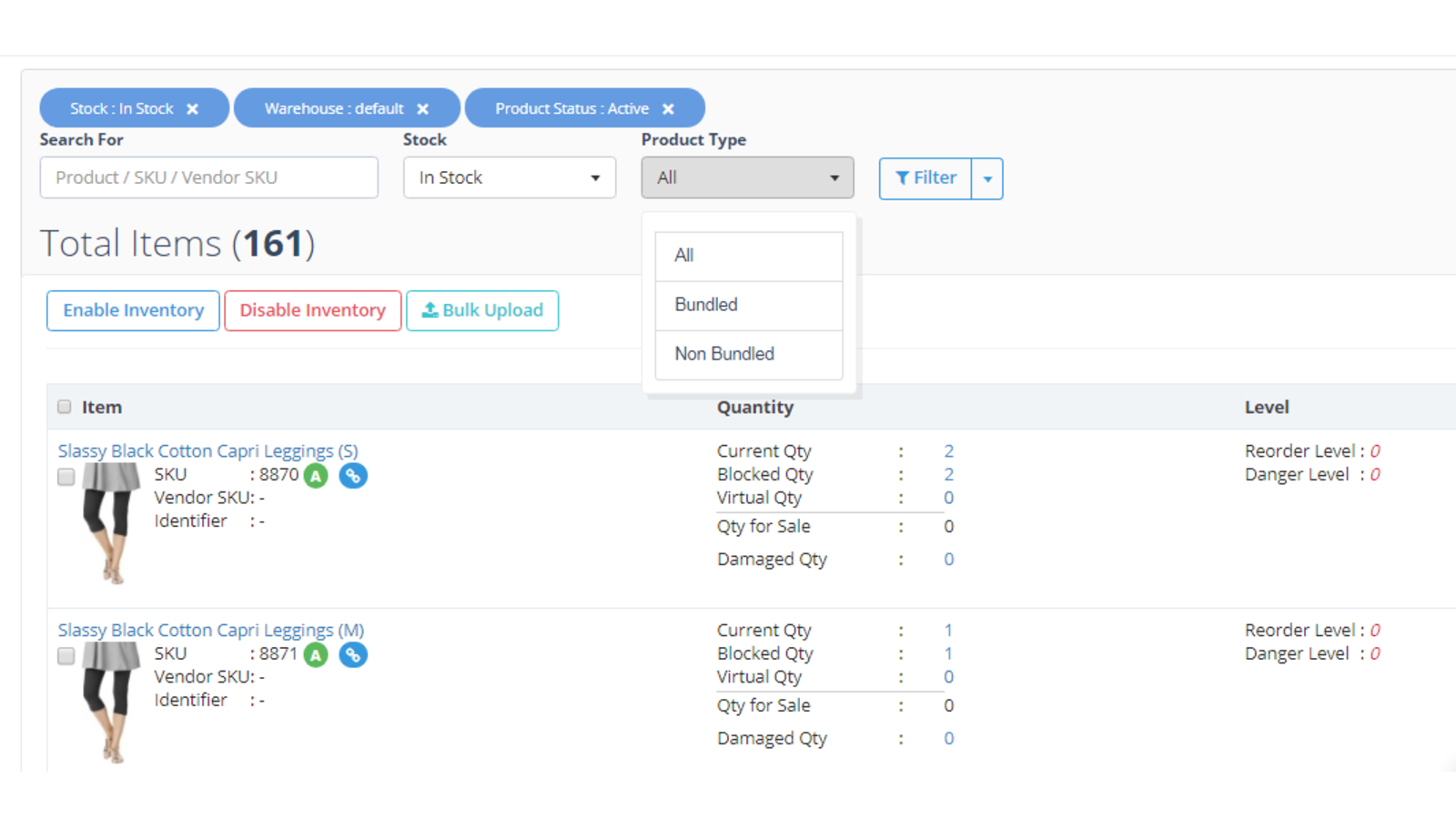 Unified inventory management