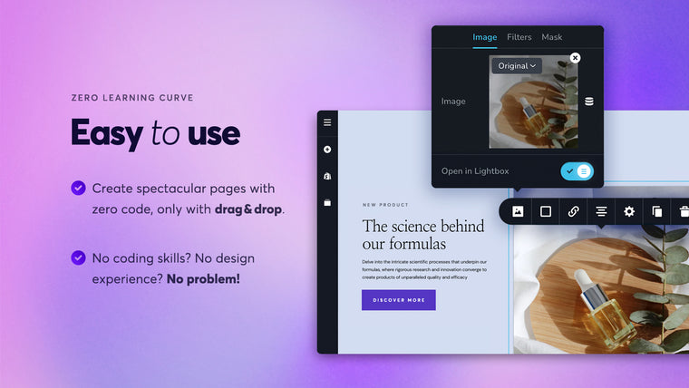 Brizy Landing Page Builder Screenshot