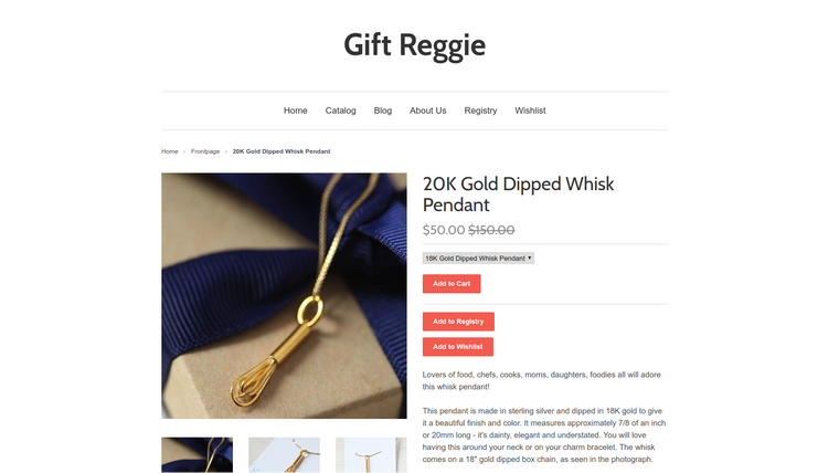 Gift Reggie: Gift Registry Screenshot