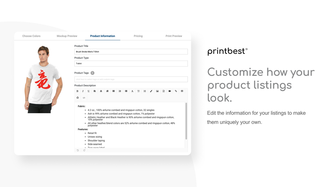 Customize how your product listings look