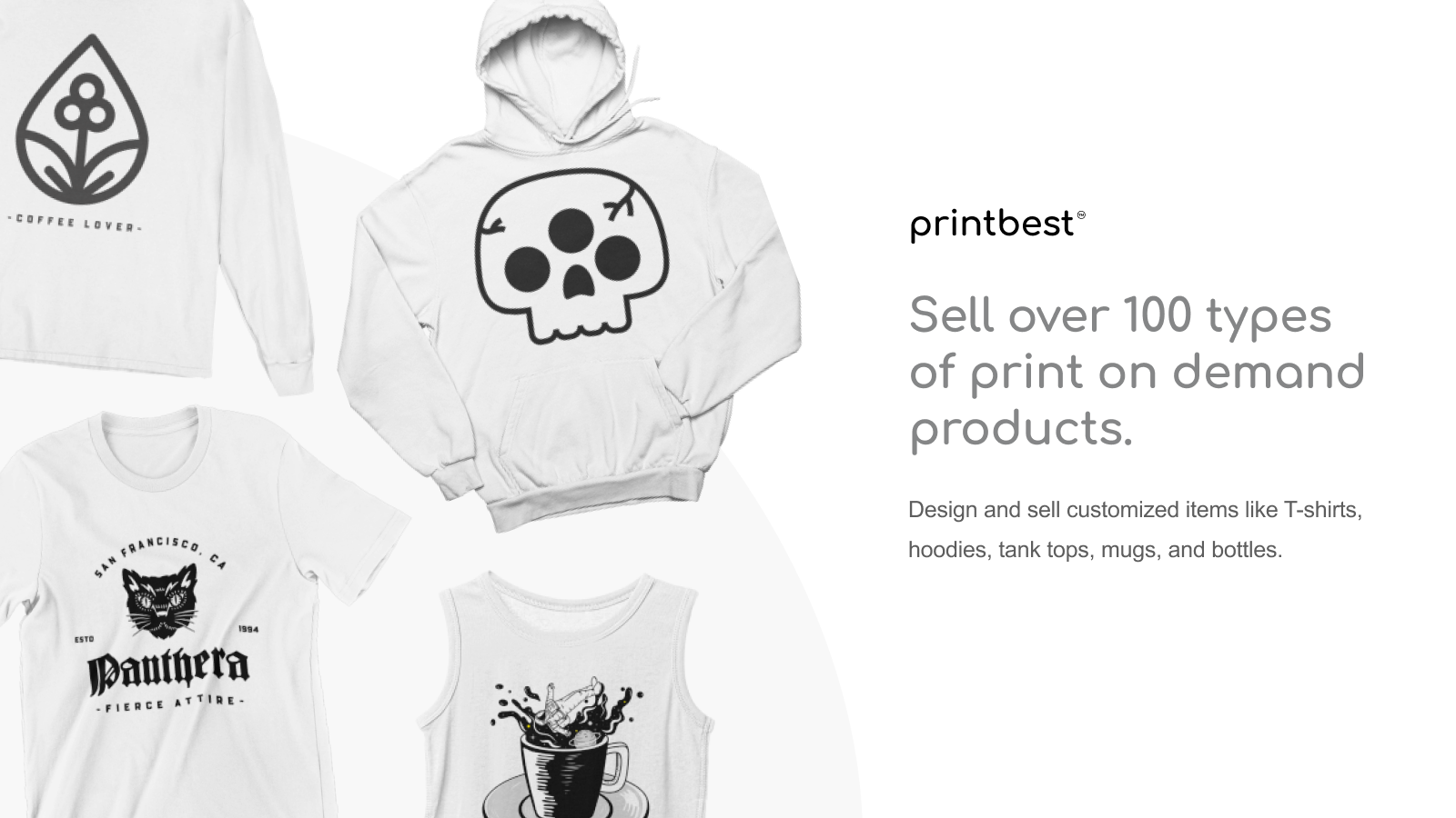 Verkaufen Sie über 100 Arten von Print-on-Demand-Produkten